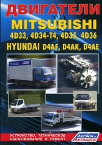 скачать Mitsubishi 4D33 4D34-T4 4D35 4D36 Hyundai D4AF D4AK D4AE 